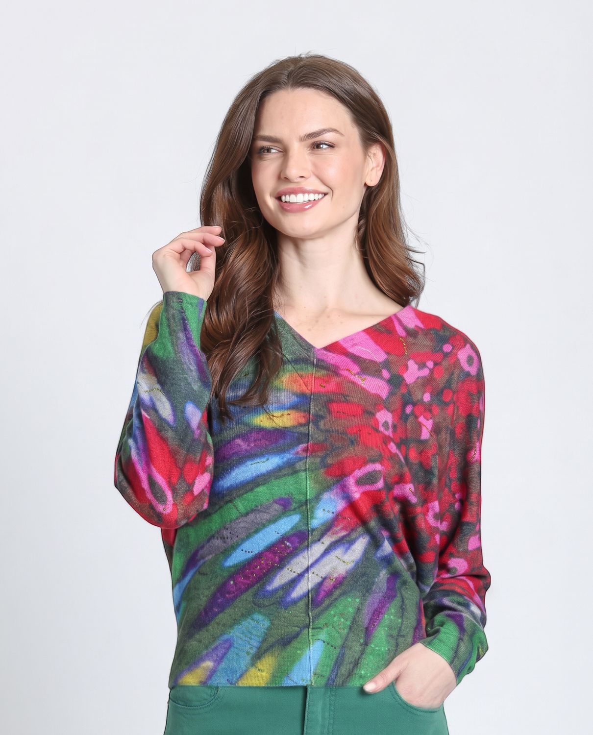 APNY Aurora V-Neck Pullover