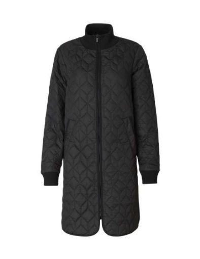 Ilse Jacobsen Black Quilted Jacket, Size: 36