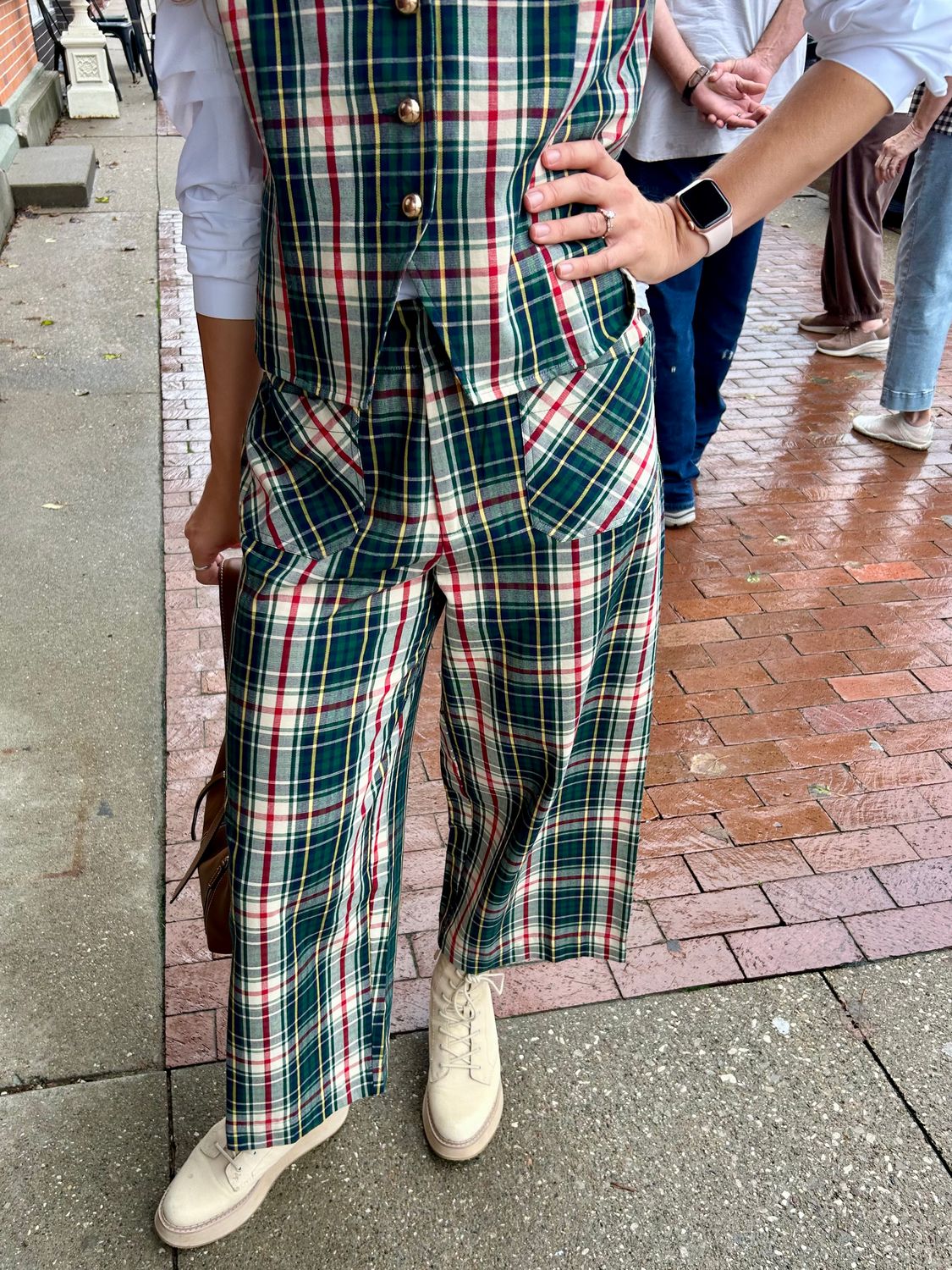 Ivy Jane Tartan Plaid Pant, Hunter