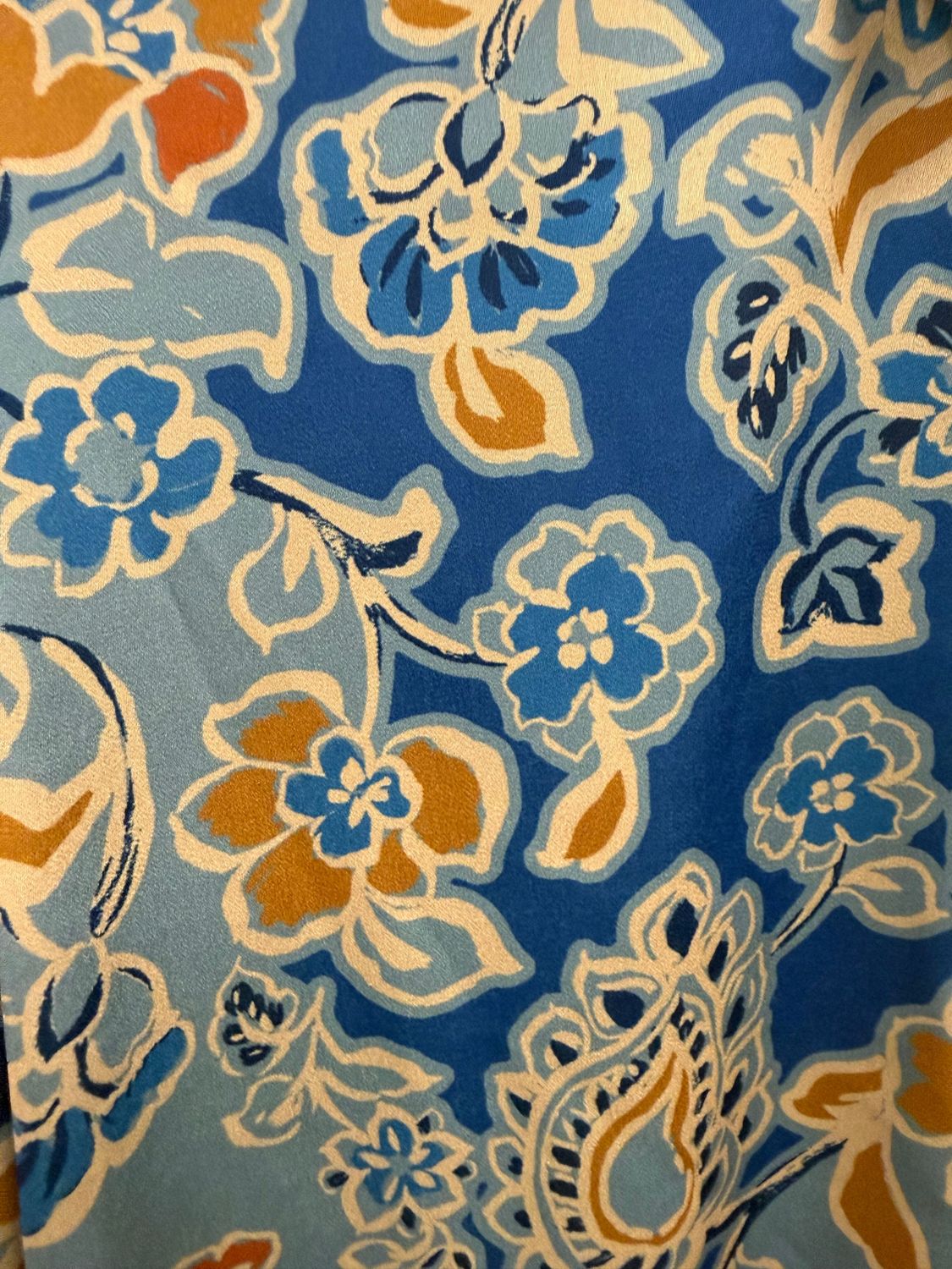 Uncle Frank Satin Floral Dress