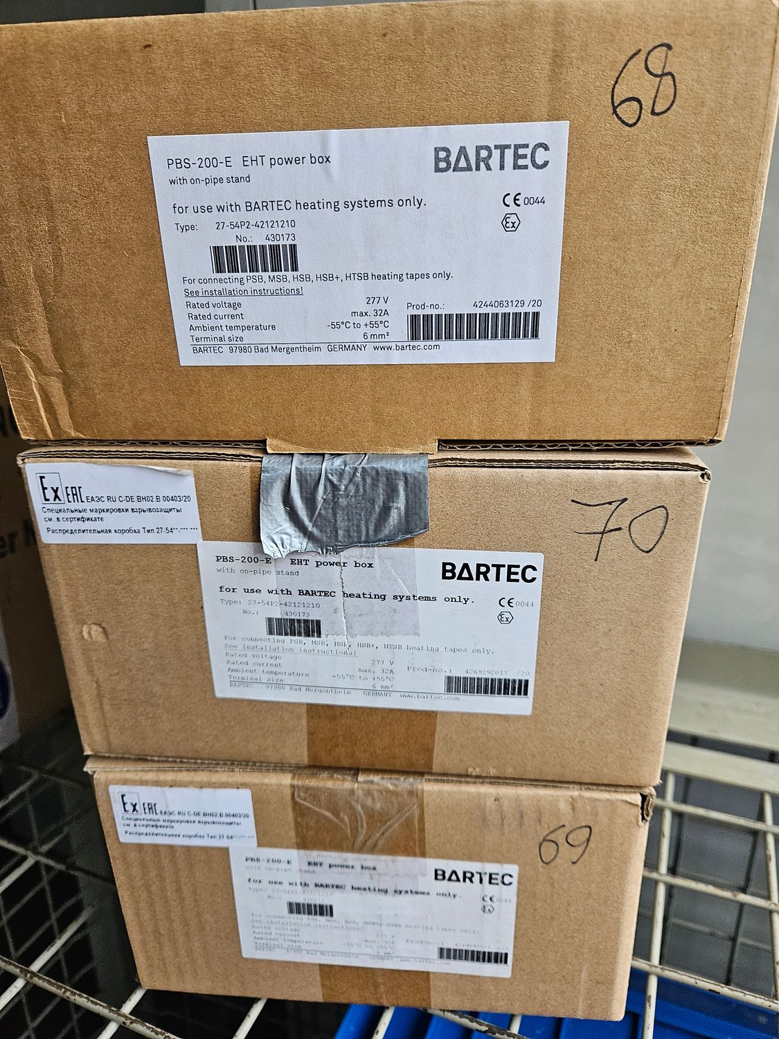 BARTEC 27-54P2-44331210 Ex- Anschlussgehäuse für 2/3 Heizkreise für PSB, MSB, HSB+, HTSB BARTEC 27-54P2-44331210 Ex- Anschlussgehäuse für 2/3 Heizkreise für PSB, MSB, HSB+, HTSB