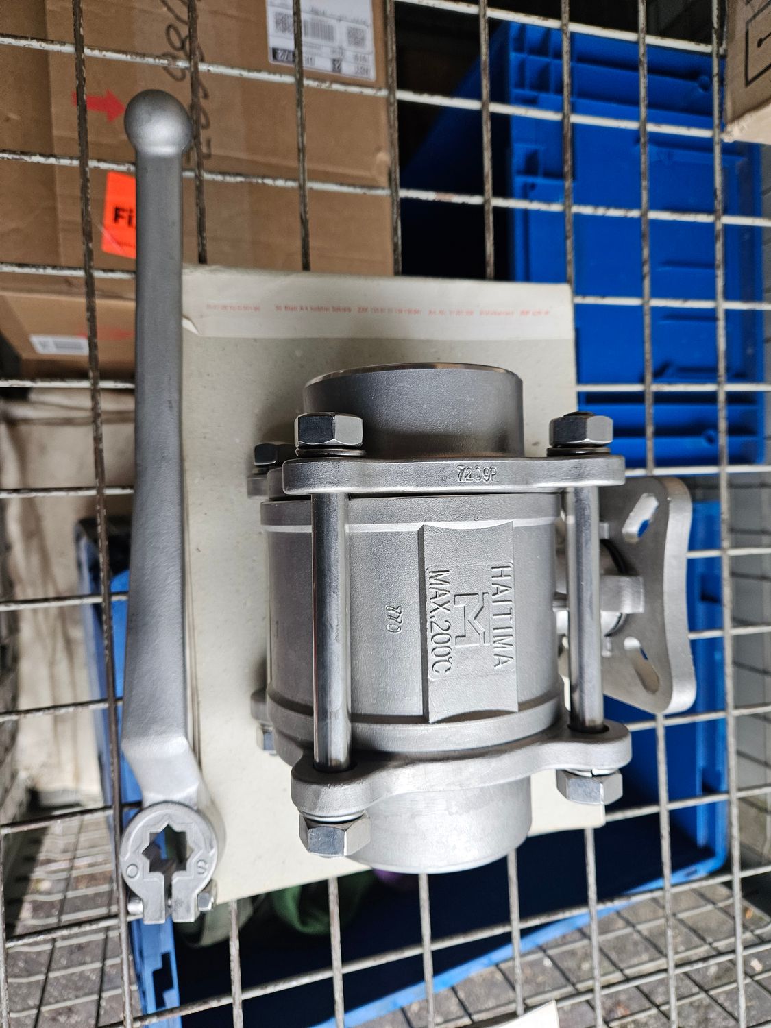 Haitima Kugelhahn DN65 mit Anschweißenden Haitima Kugelhahn DN65 mit Anschweißenden