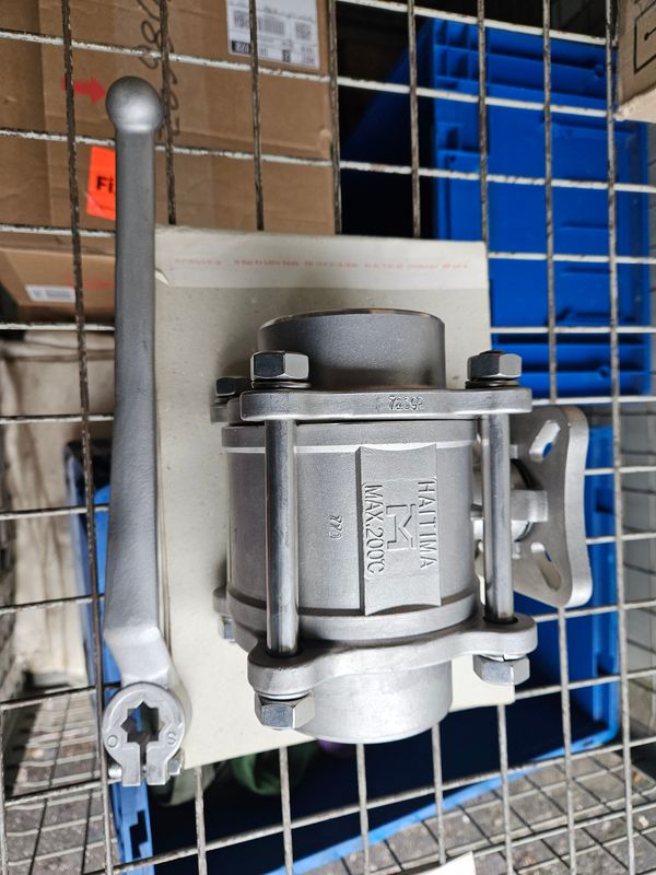 Haitima Kugelhahn DN65 mit Anschweißenden Haitima Kugelhahn DN65 mit Anschweißenden
