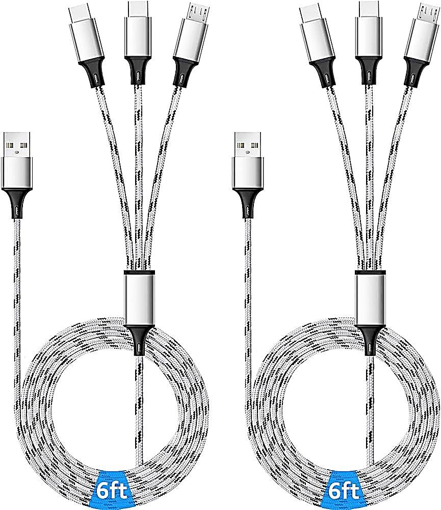 3 in 1 Micro USB, 2Type C head