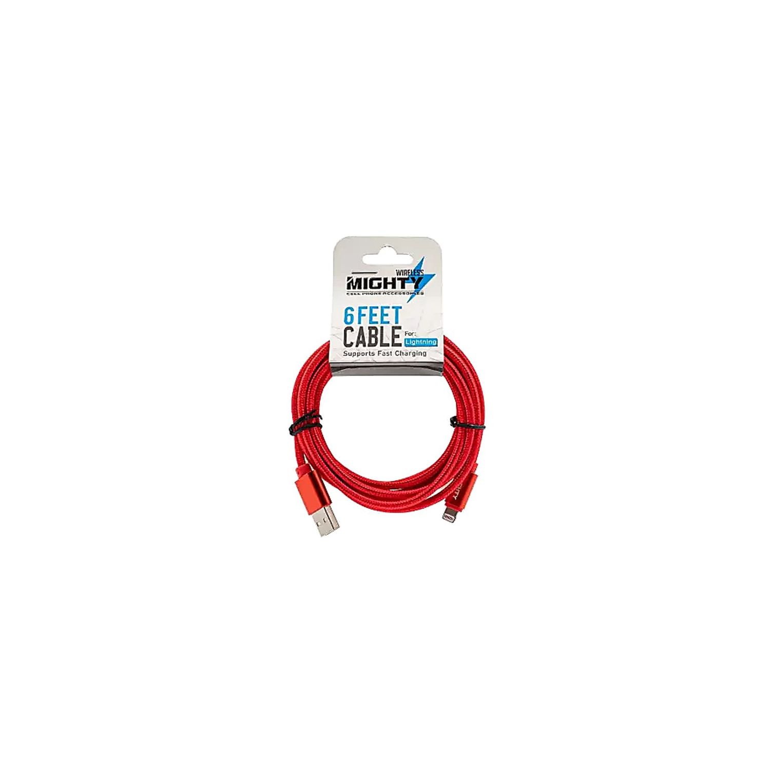 6FT Fabric Lightning Cable