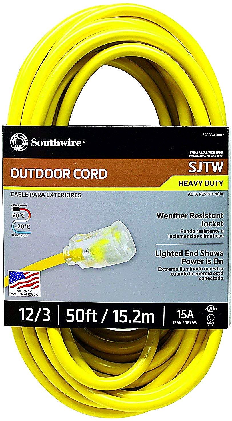12/3 X 50' EXTENSION CORD