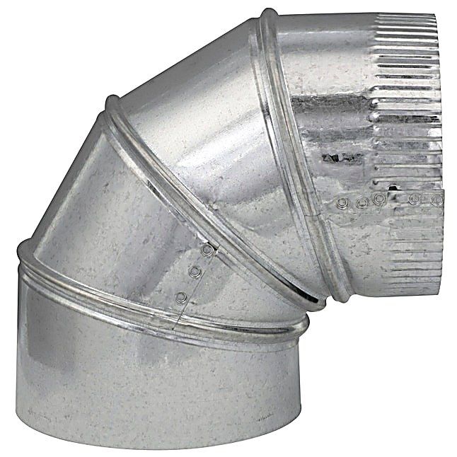 4"ADJ 90 ELBOW 30GA