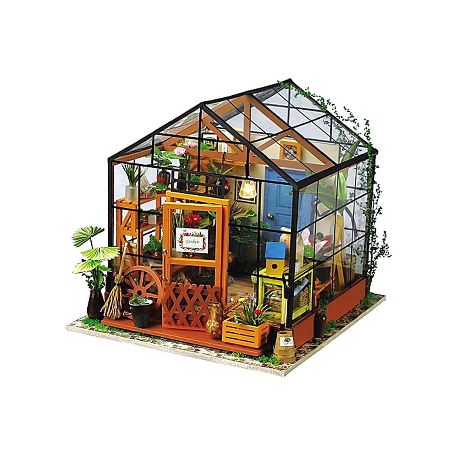 DIY Miniature House Kit: Cathy's Flower House