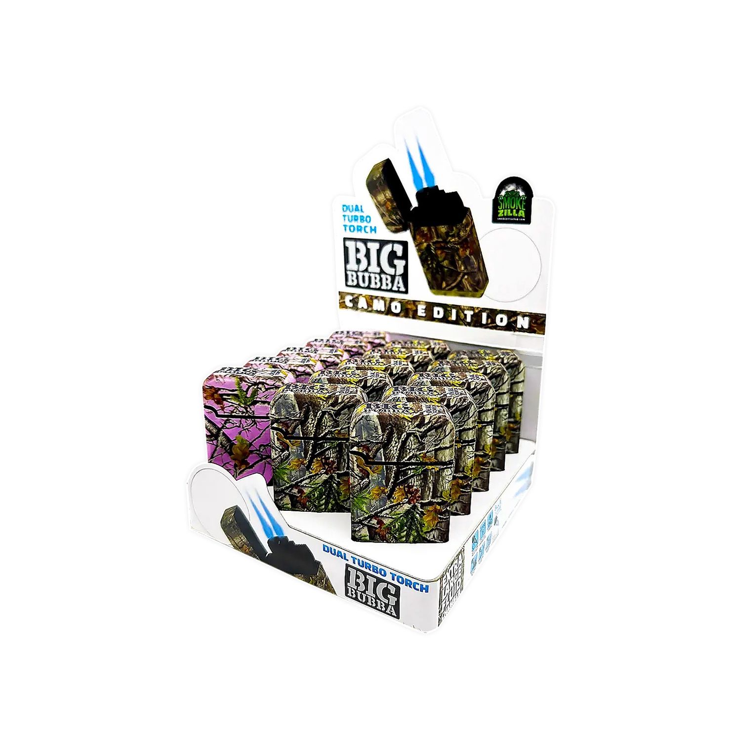 Camo Big Bubba Dual Torch Lighter