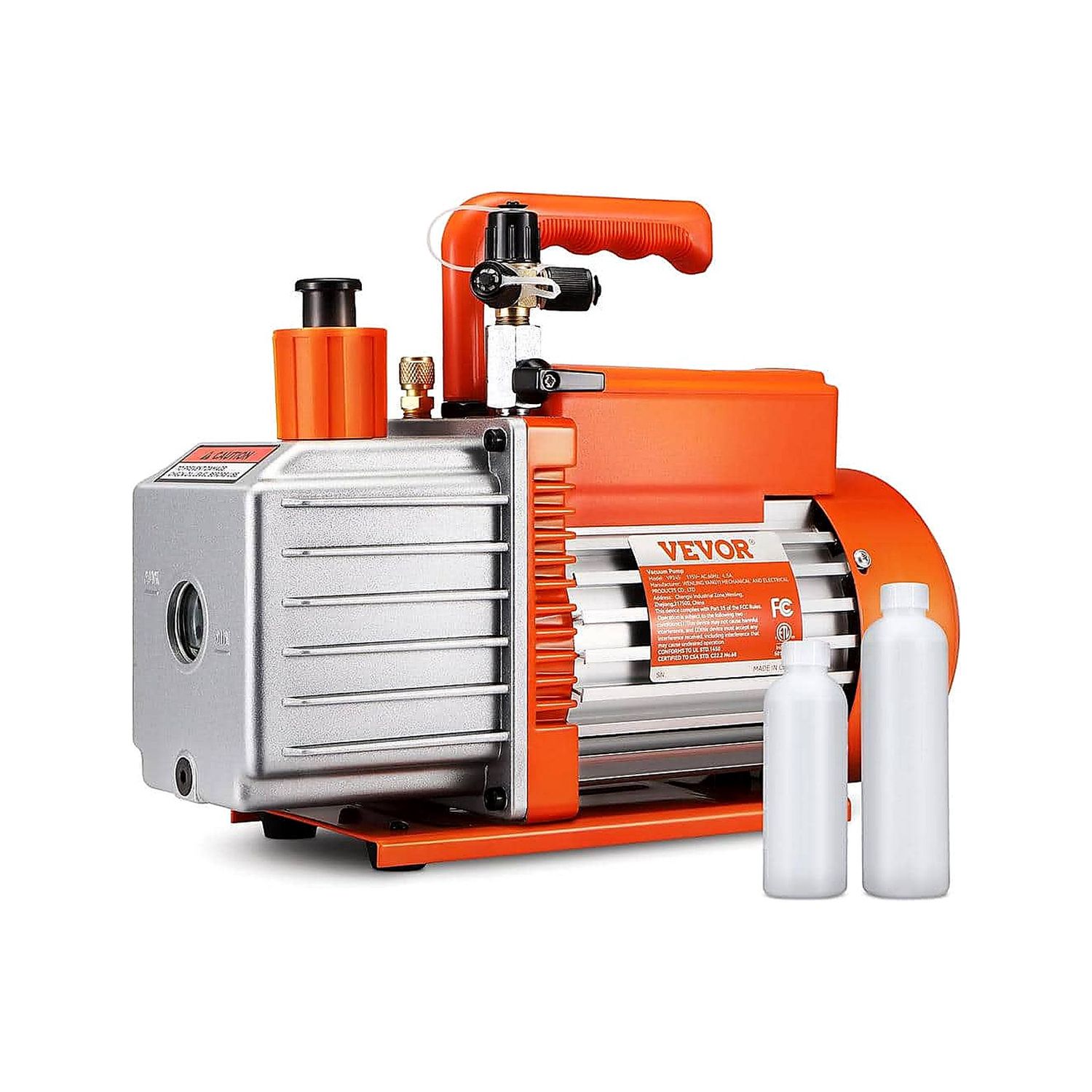 2 STAGE 5CFM 1/2 HP VACUUM PUMP A2L 115V/60HZ