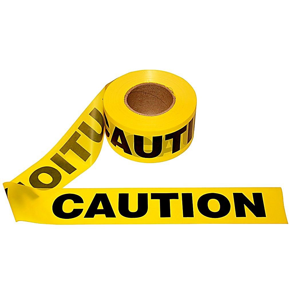 3"X1000' CAUTION TAPE 2MIL