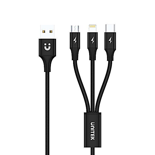 3 In 1 Lightening Cable - C Head Jacks