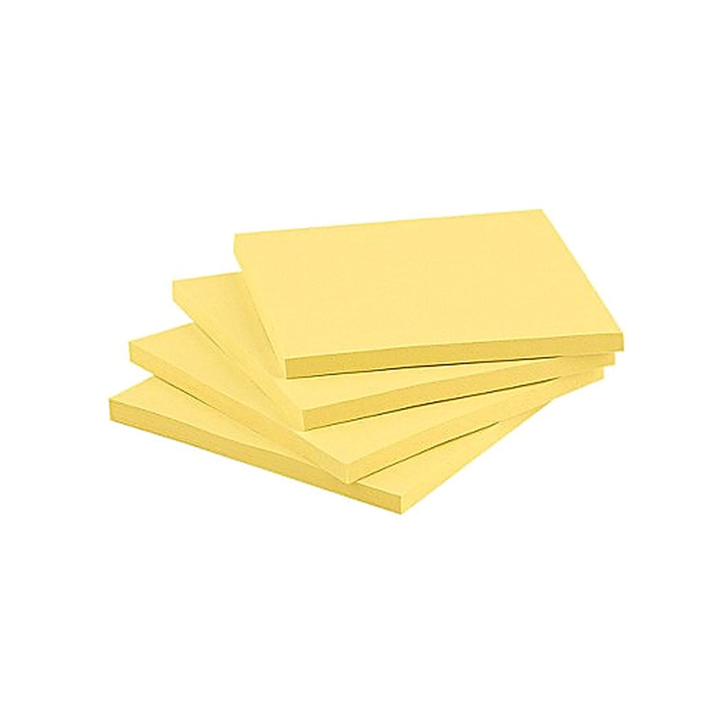4 Pk Yellow Stick-On Notes 3" X 3"