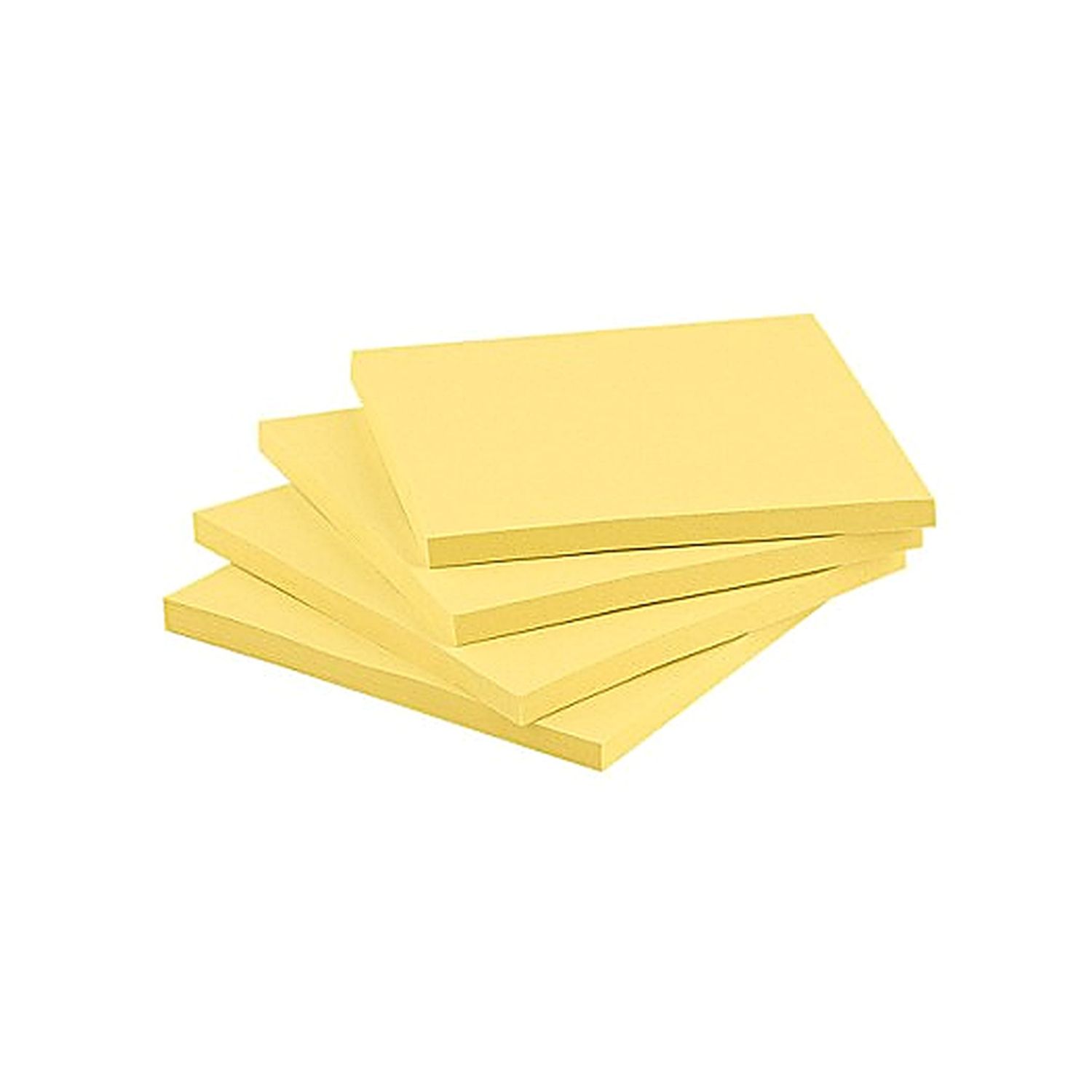4 Pk Yellow Stick-On Notes 3" X 3"