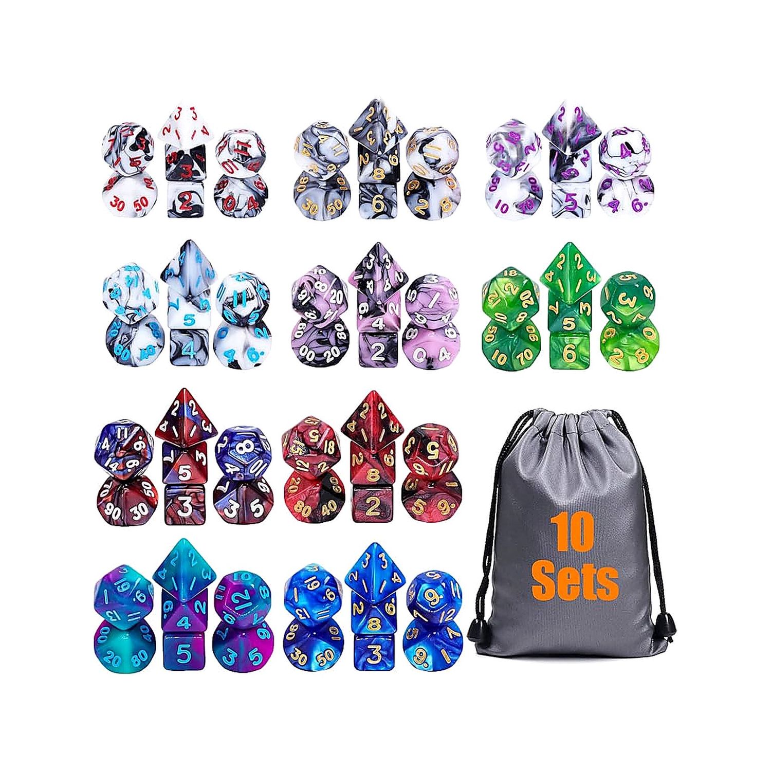 10 pc Dice Set
