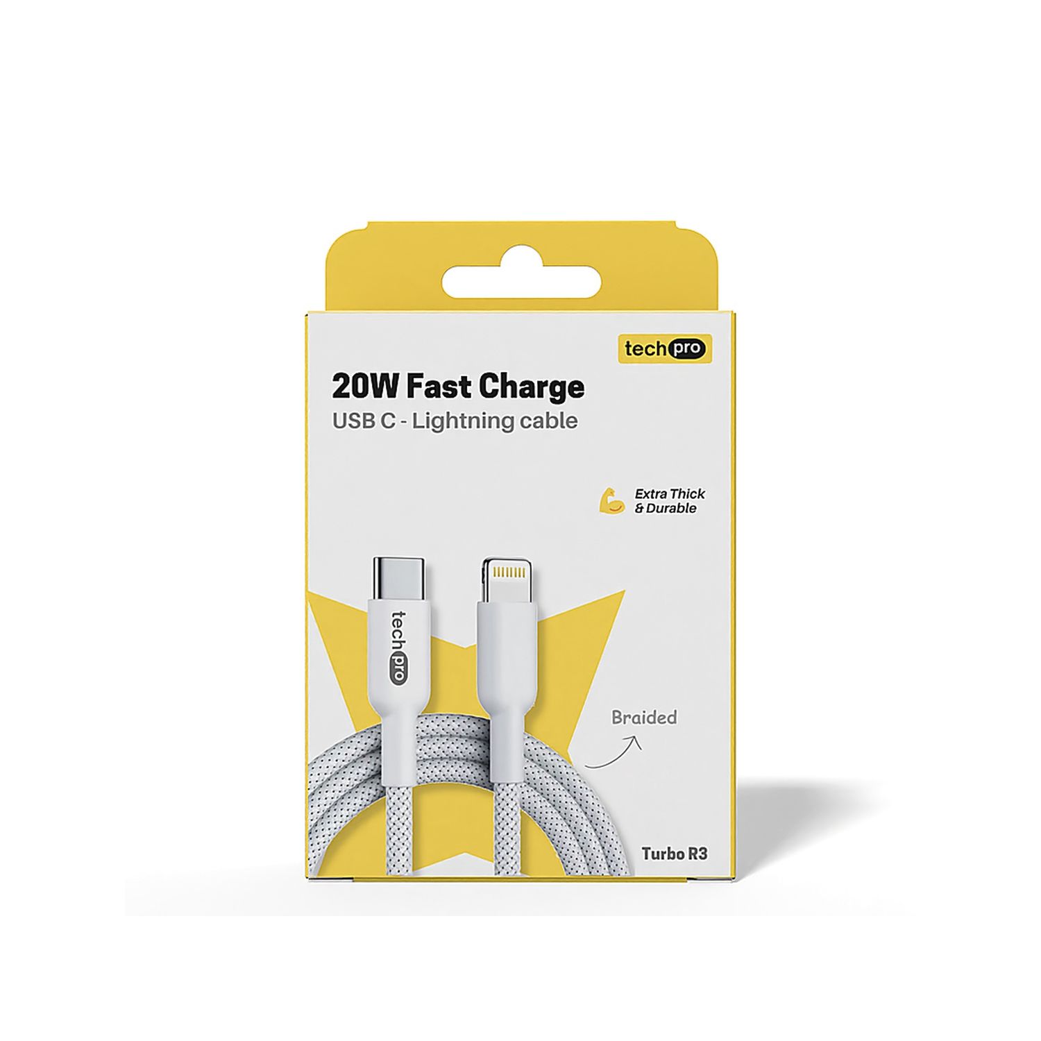 3ft USB C - Lightning Cable in Retail box