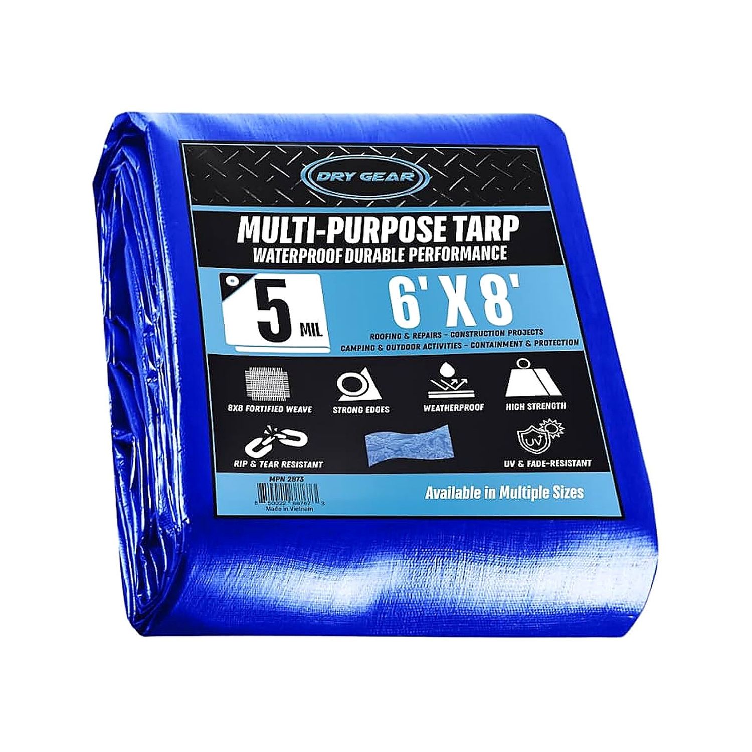 6'X8' BLUE TARP