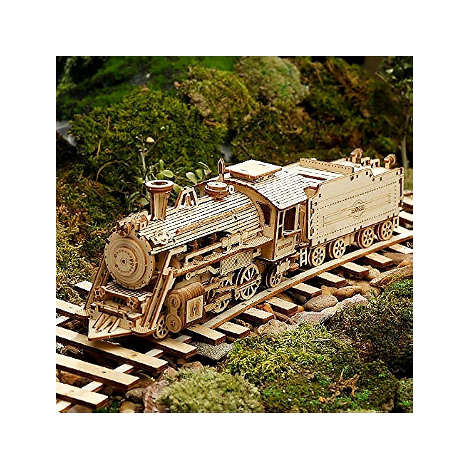 DIY 3D Laser Cut Wooden Puzzle: Steam Express