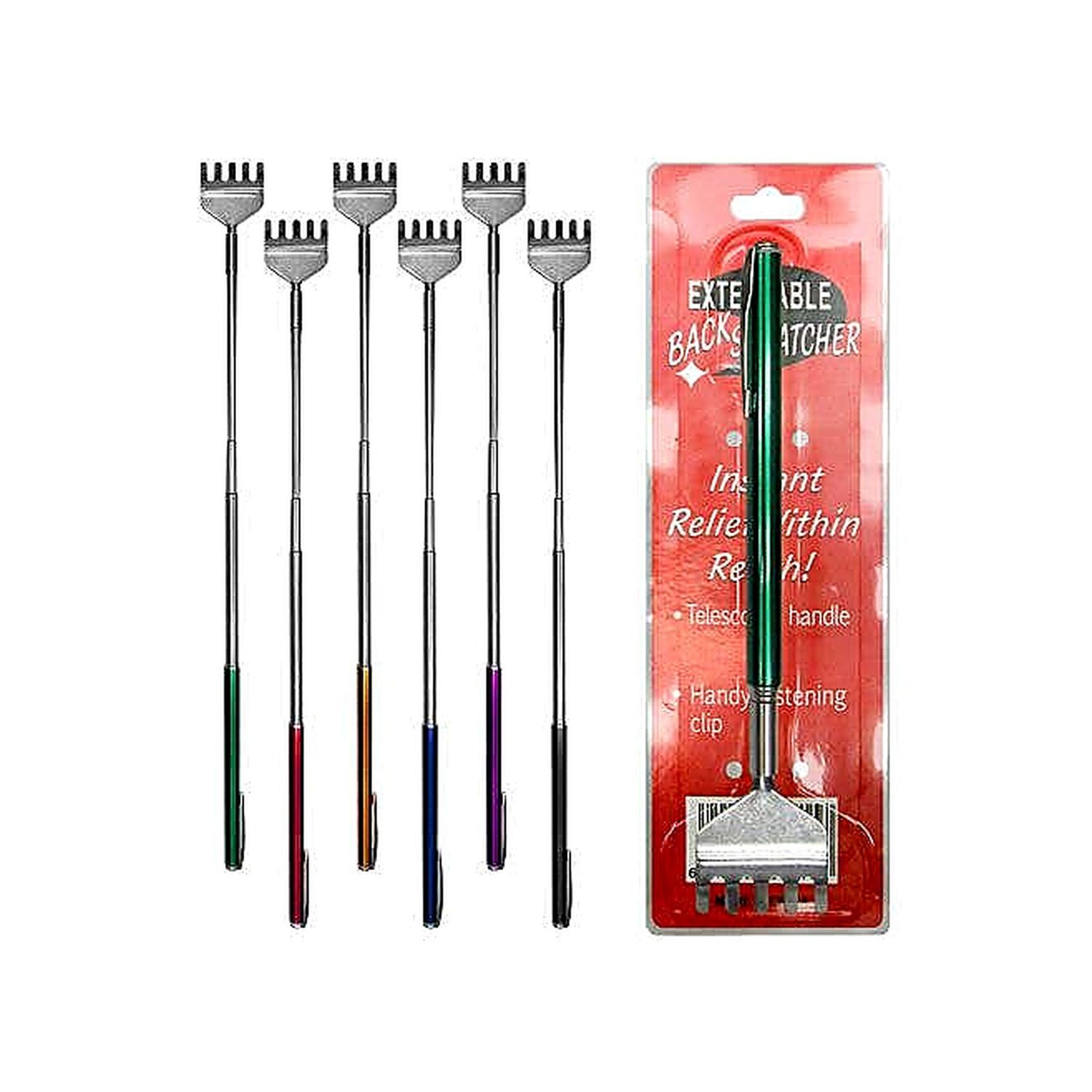 Extendable Back Scratcher Tie On Card