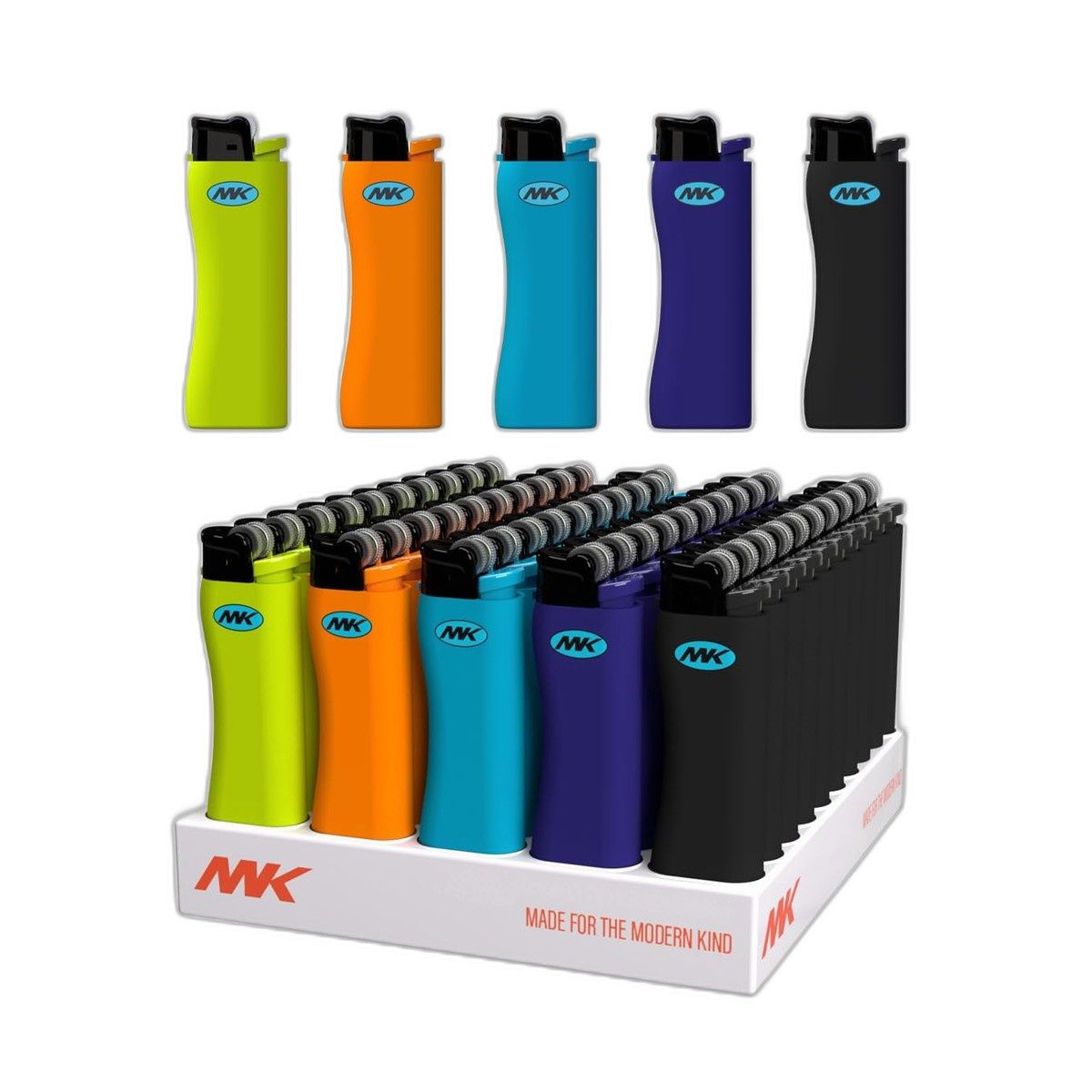 MK Lighter 9G Flint Strike Refillable Lighters