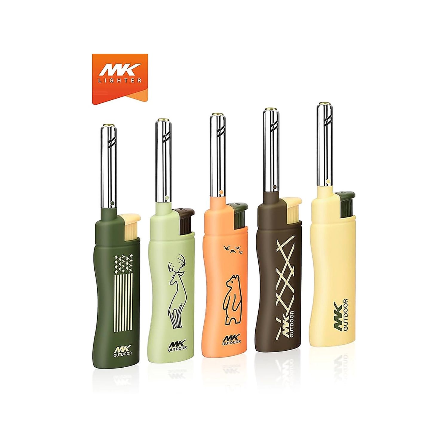 MK Lighter Outdoor Series Candle Lighters, Windproof Torch