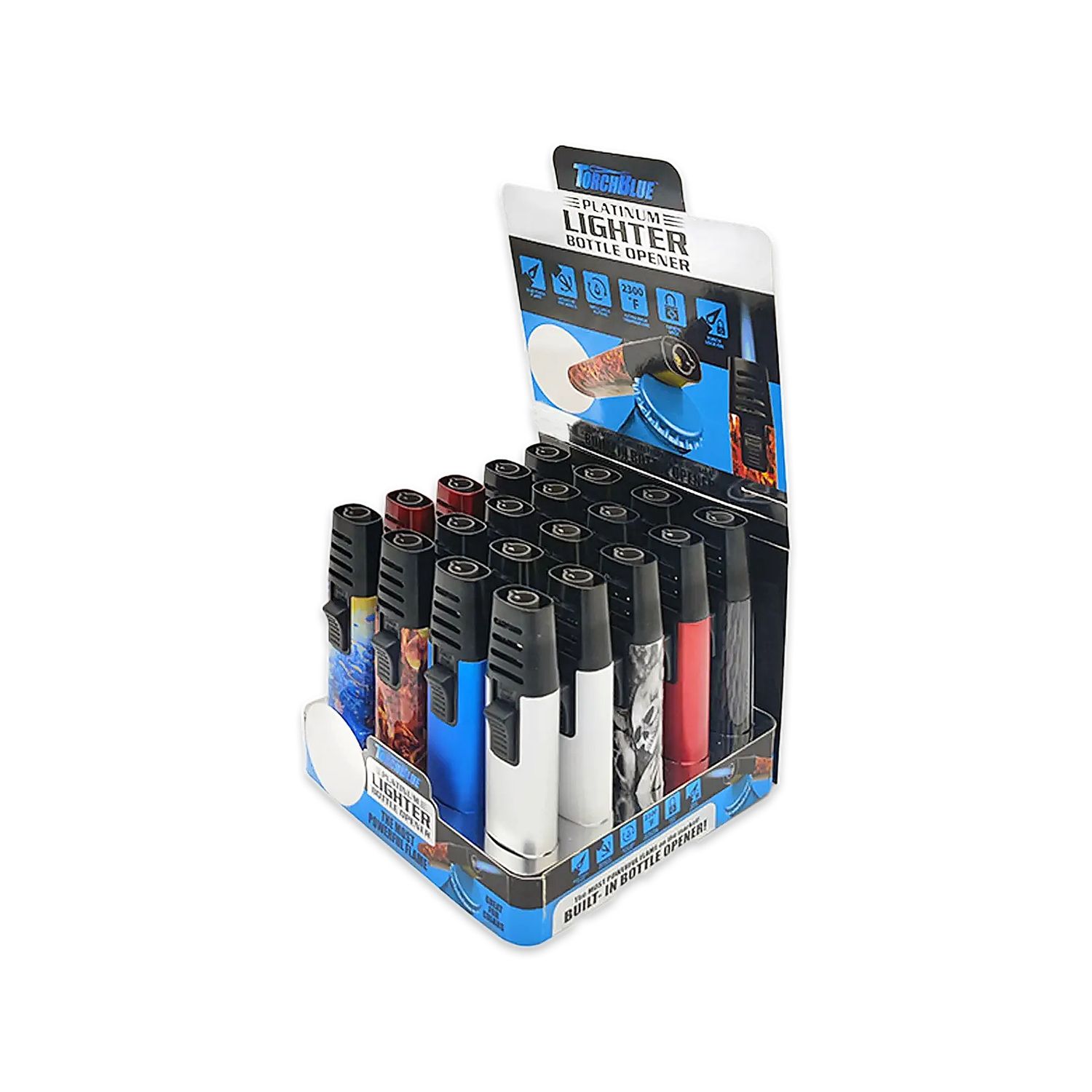 Torch Blue Mini Torch Stick Lighter Assortment