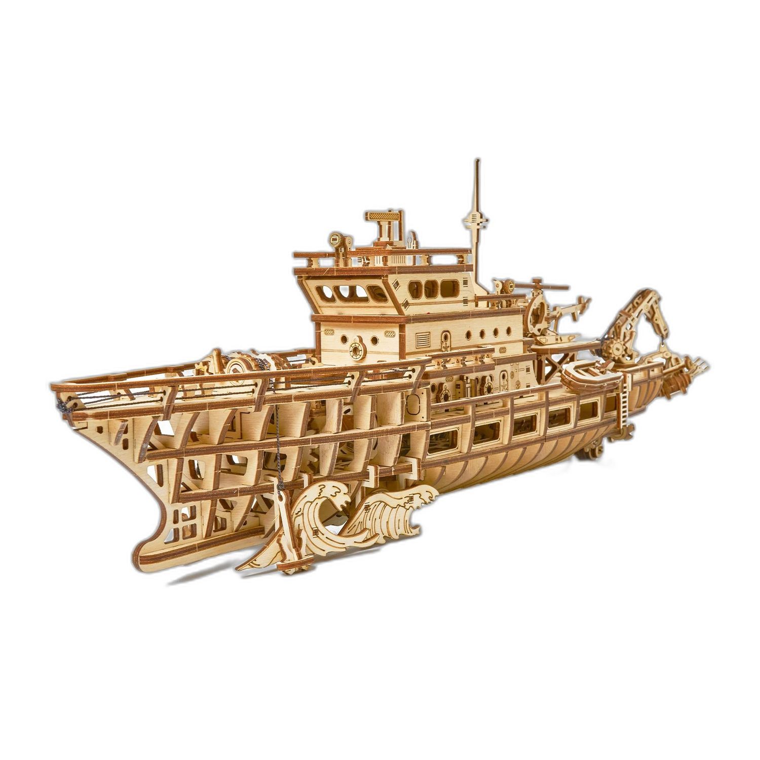 3D Wooden Puzzle: Yacht