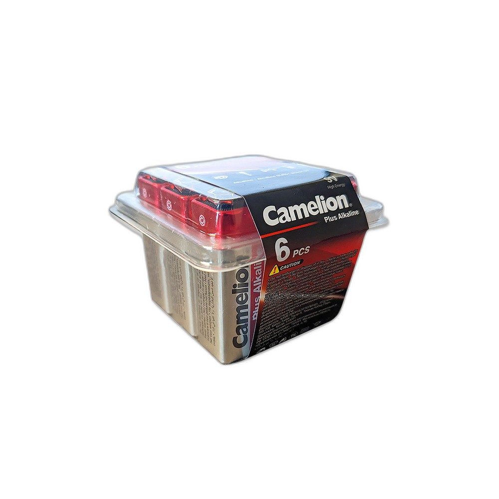 Camelion 9 Volt Plus Alkaline Plastic Tub of 6