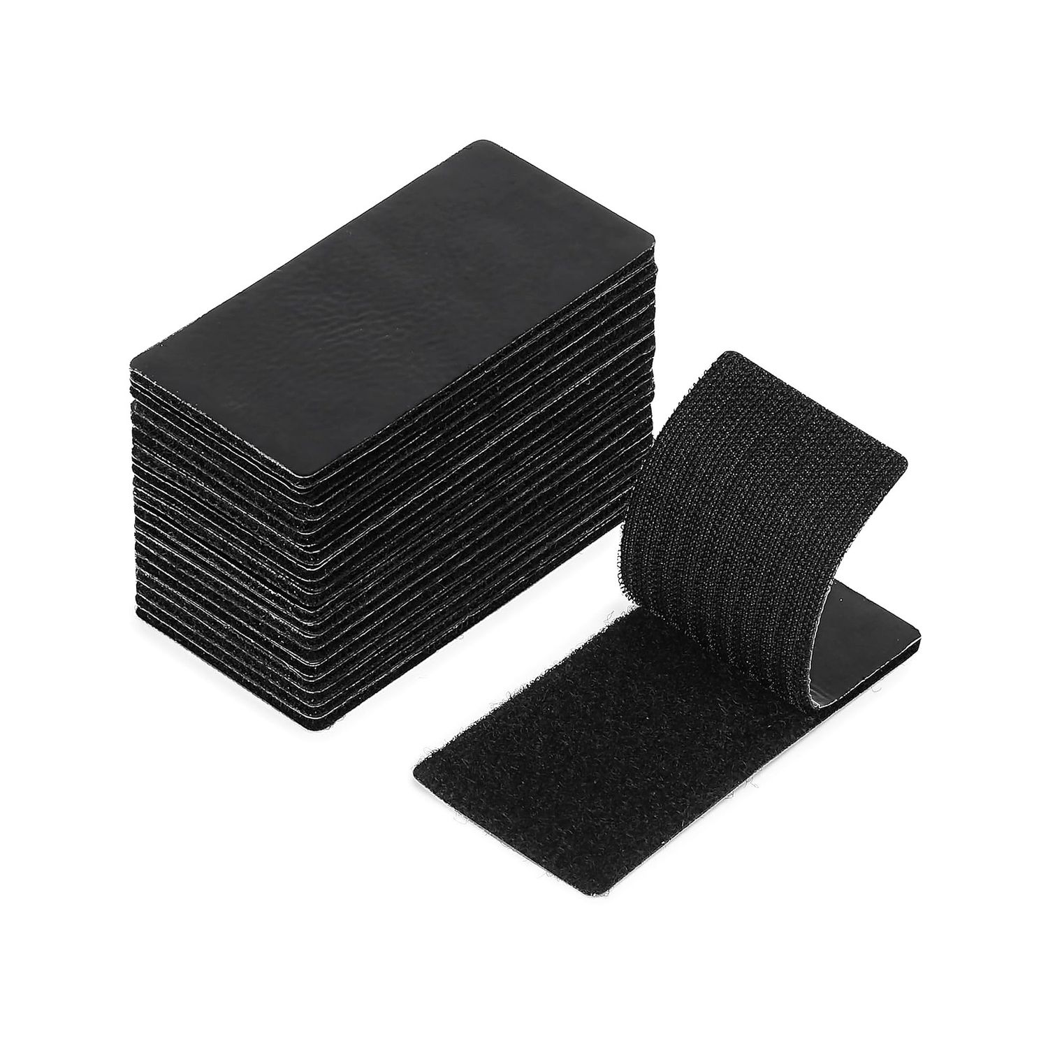 Hook and Loop Strips with Adhesive, 2”x4”