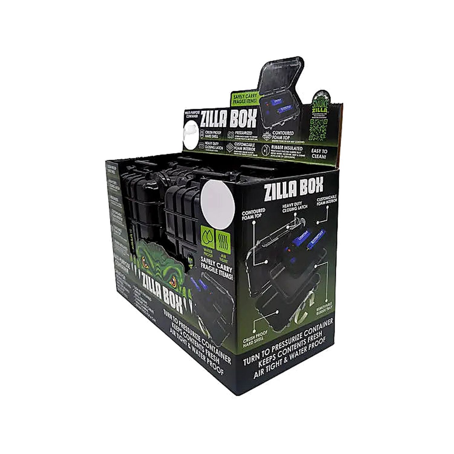 Zilla Stash Pressurized Smell Proof Storage Box-
