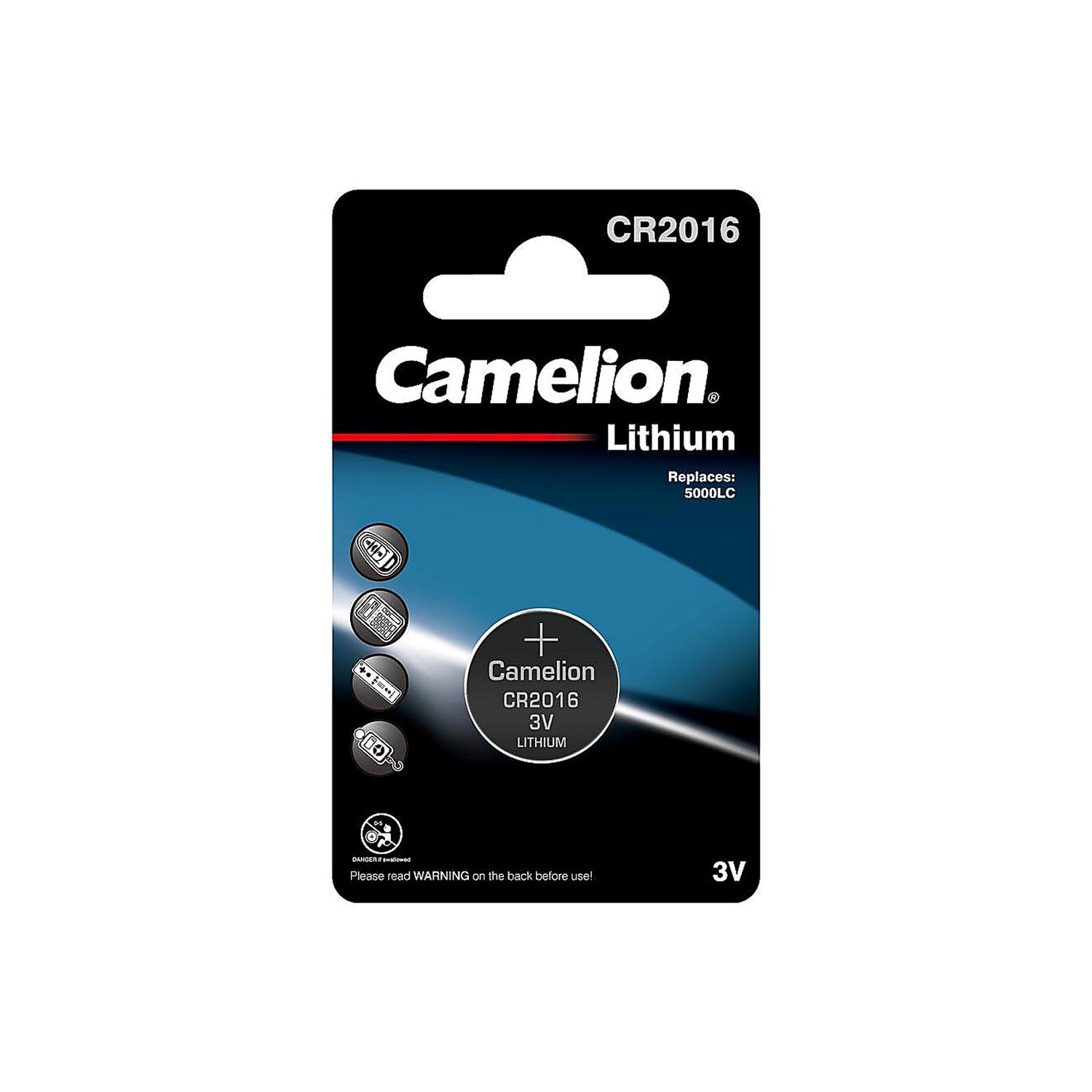 Camelion CR2016 3V Lithium Battery