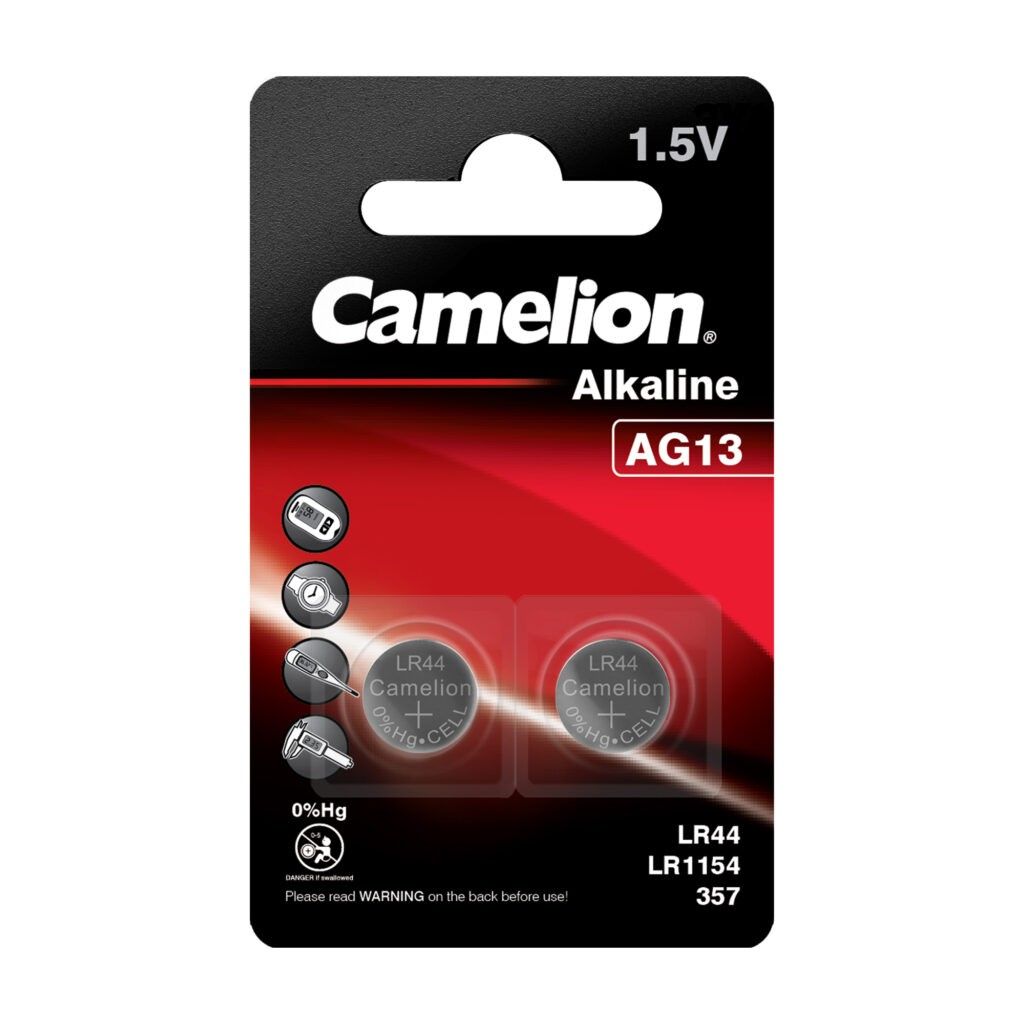 Camelion AG13 / 357 / LR44 1.5V Alkaline Battery