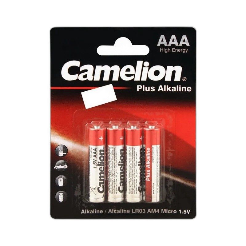 Camelion AAA Alkaline Plus Blister Pack of 4