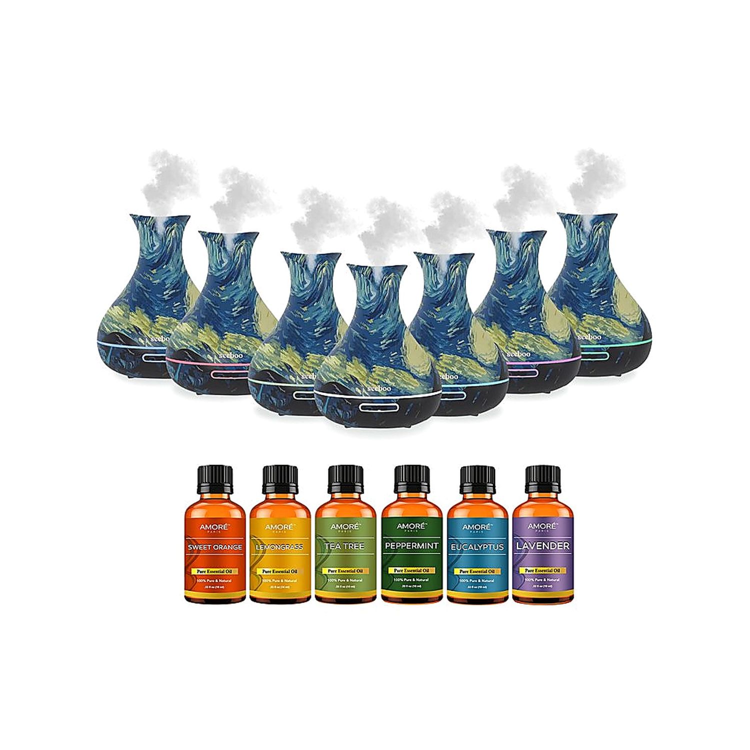 Starry Night Ultrasonic Aromatherapy Diffuser
