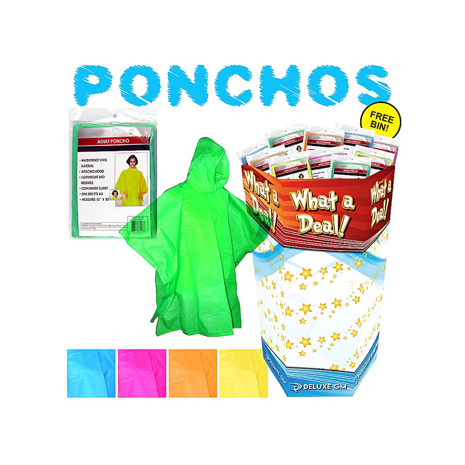 Kids &amp; Adult Ponchos