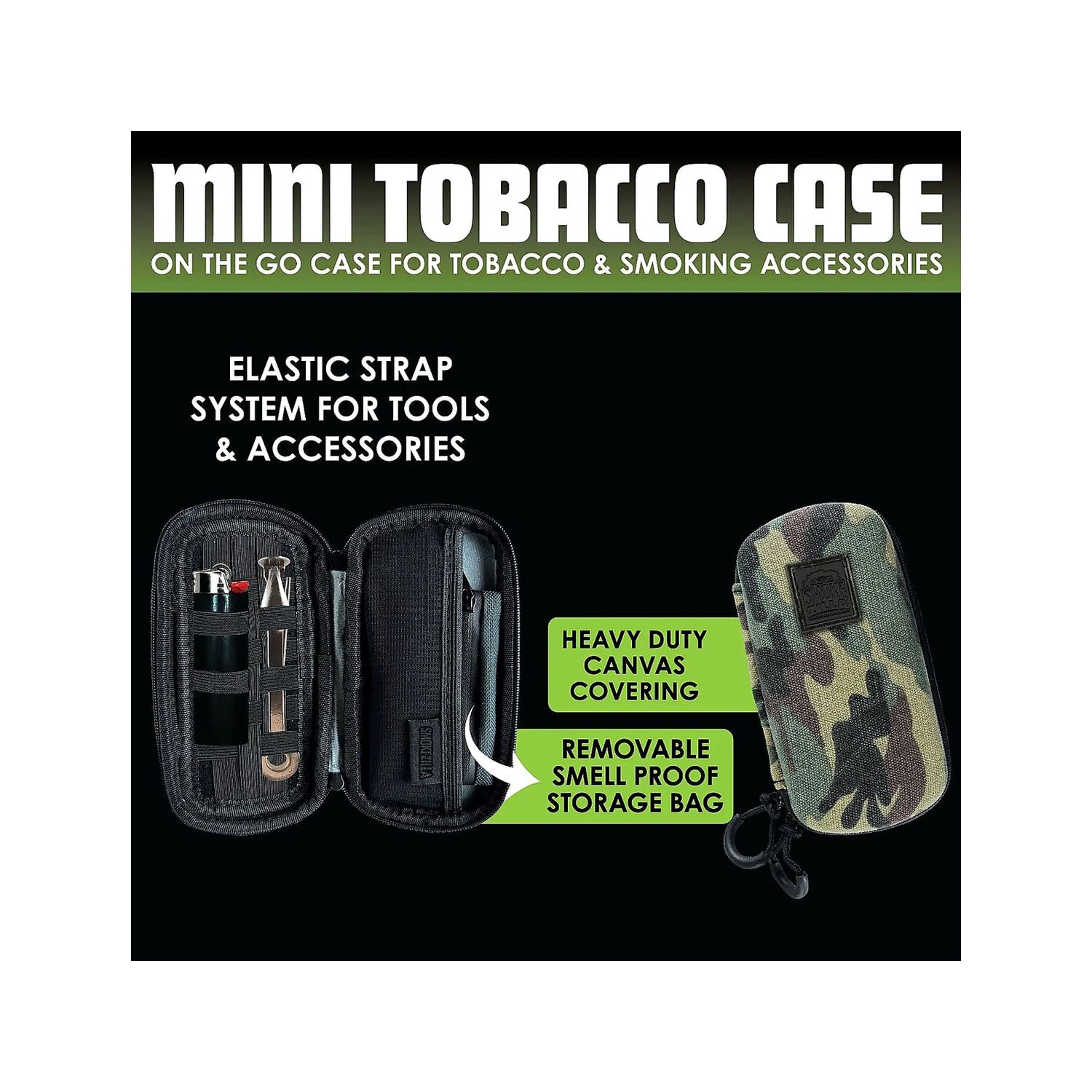 Smokezilla Mini Tobacco Accessories Bag
