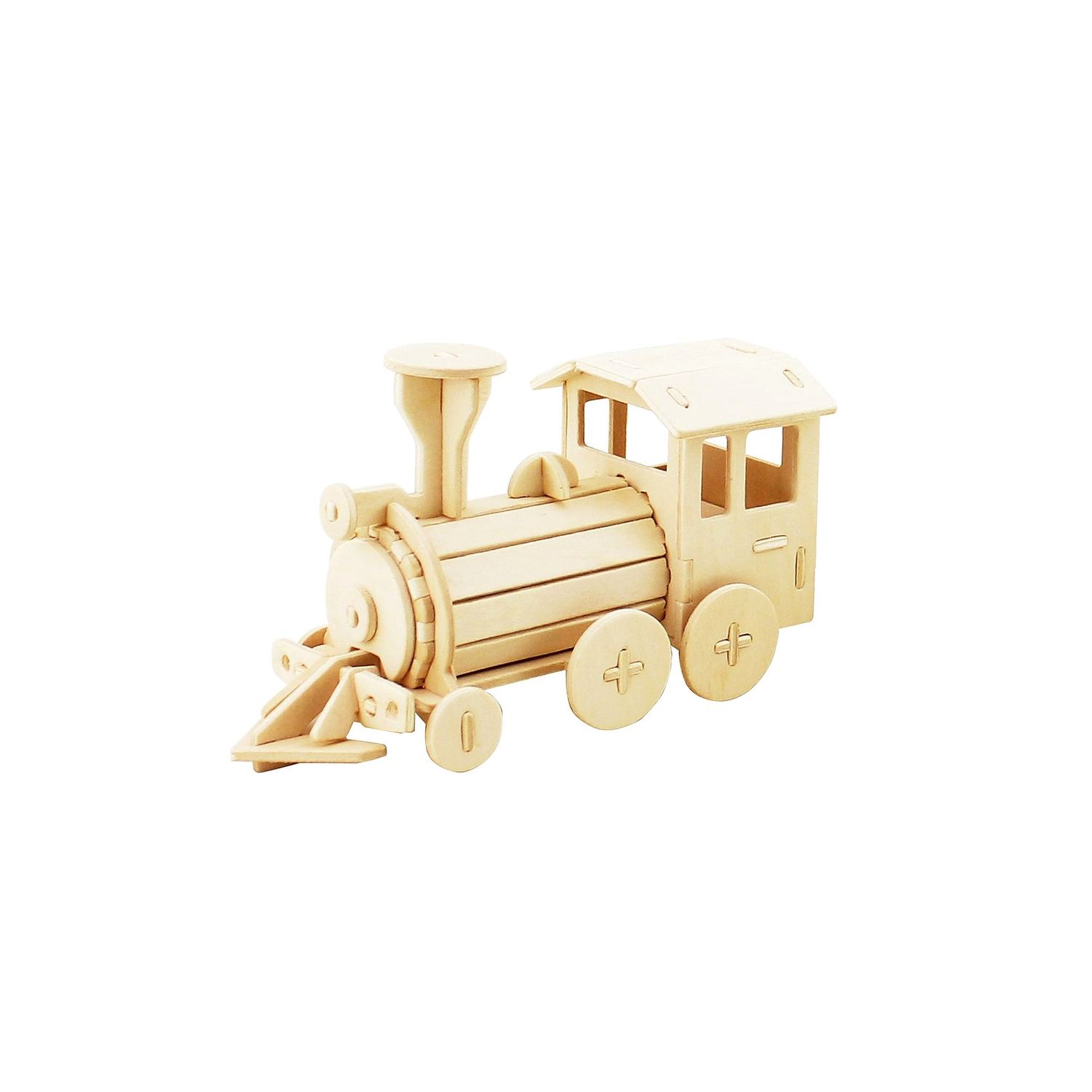 3D Wooden Puzzle: Locomotive