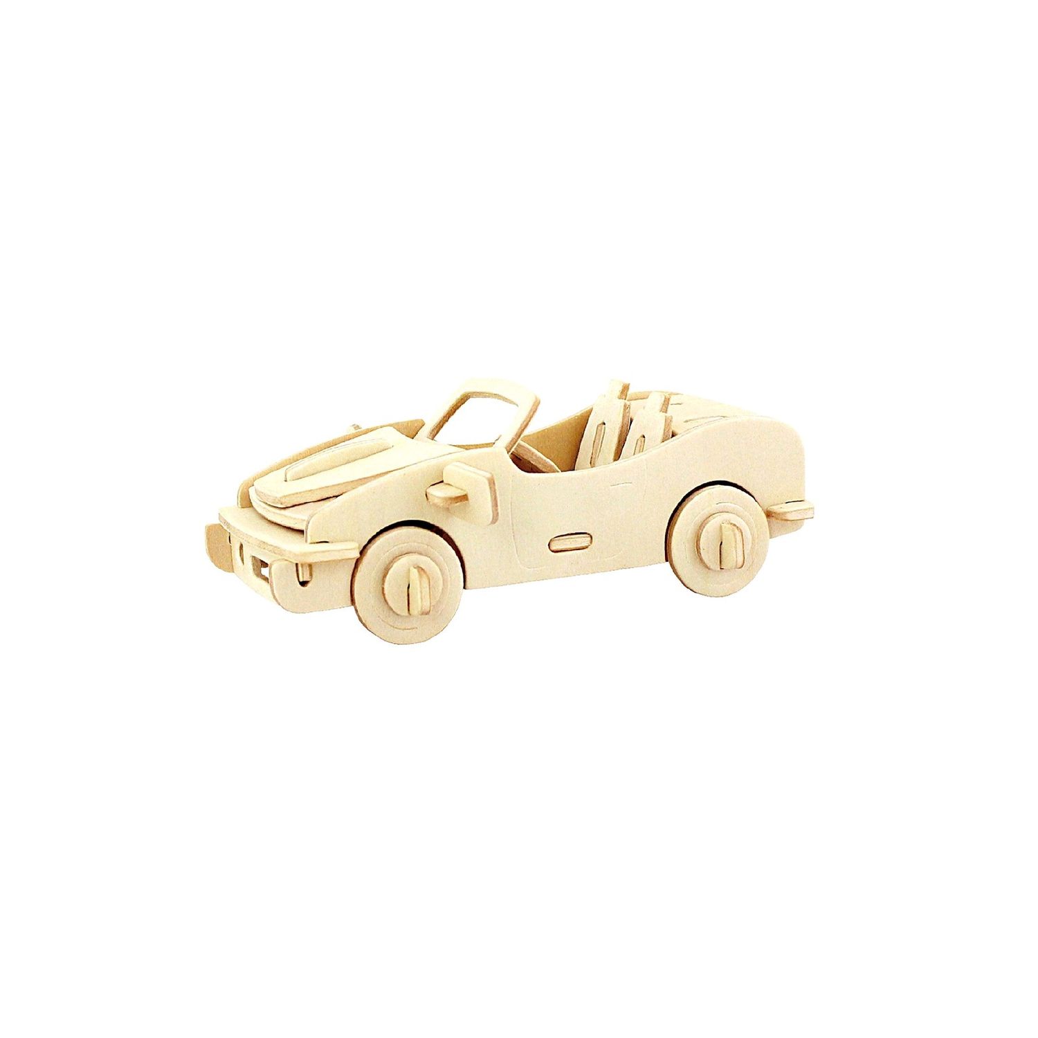 3D Wooden Puzzle: Racing Car