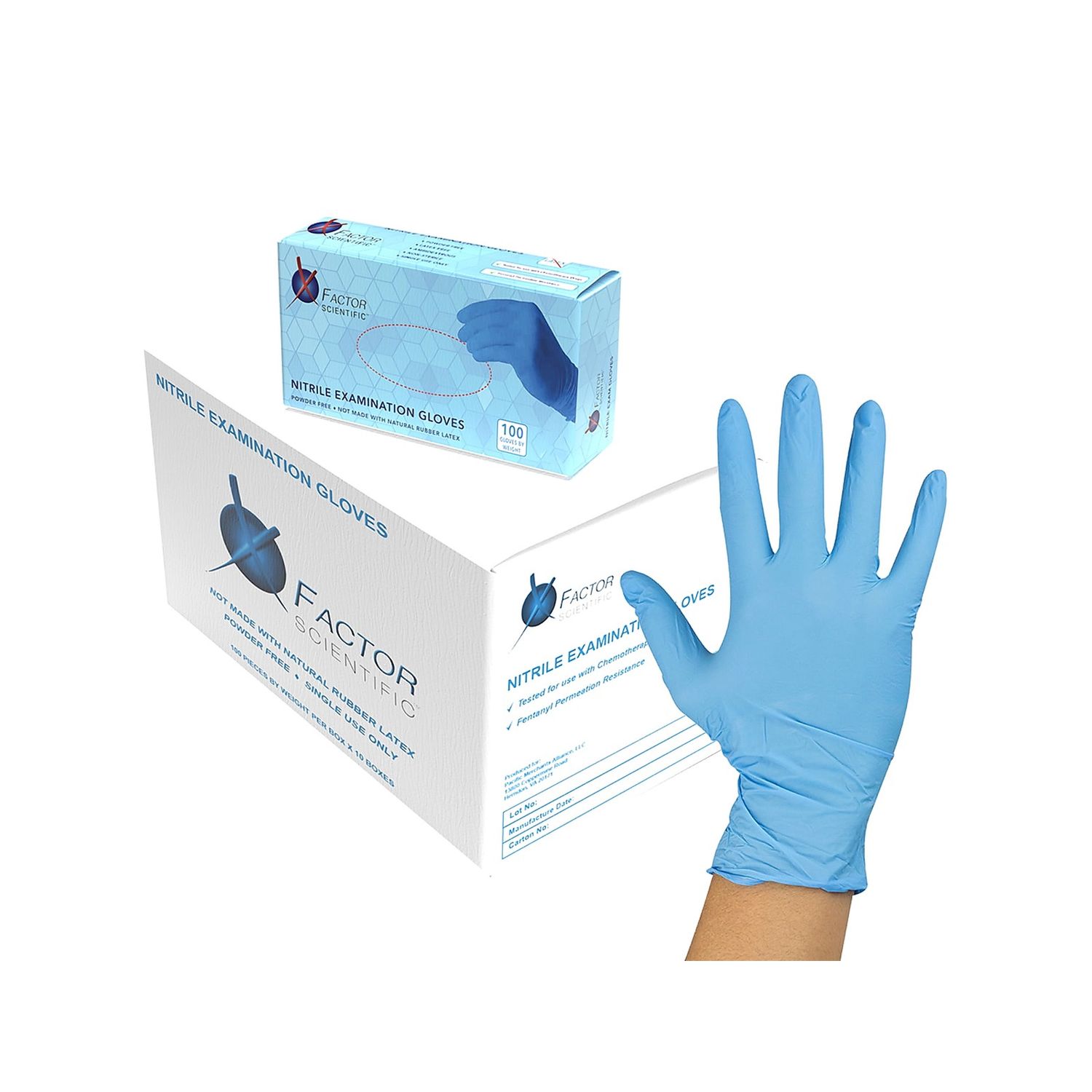 Nitrile 4mil Exam Gloves- MED