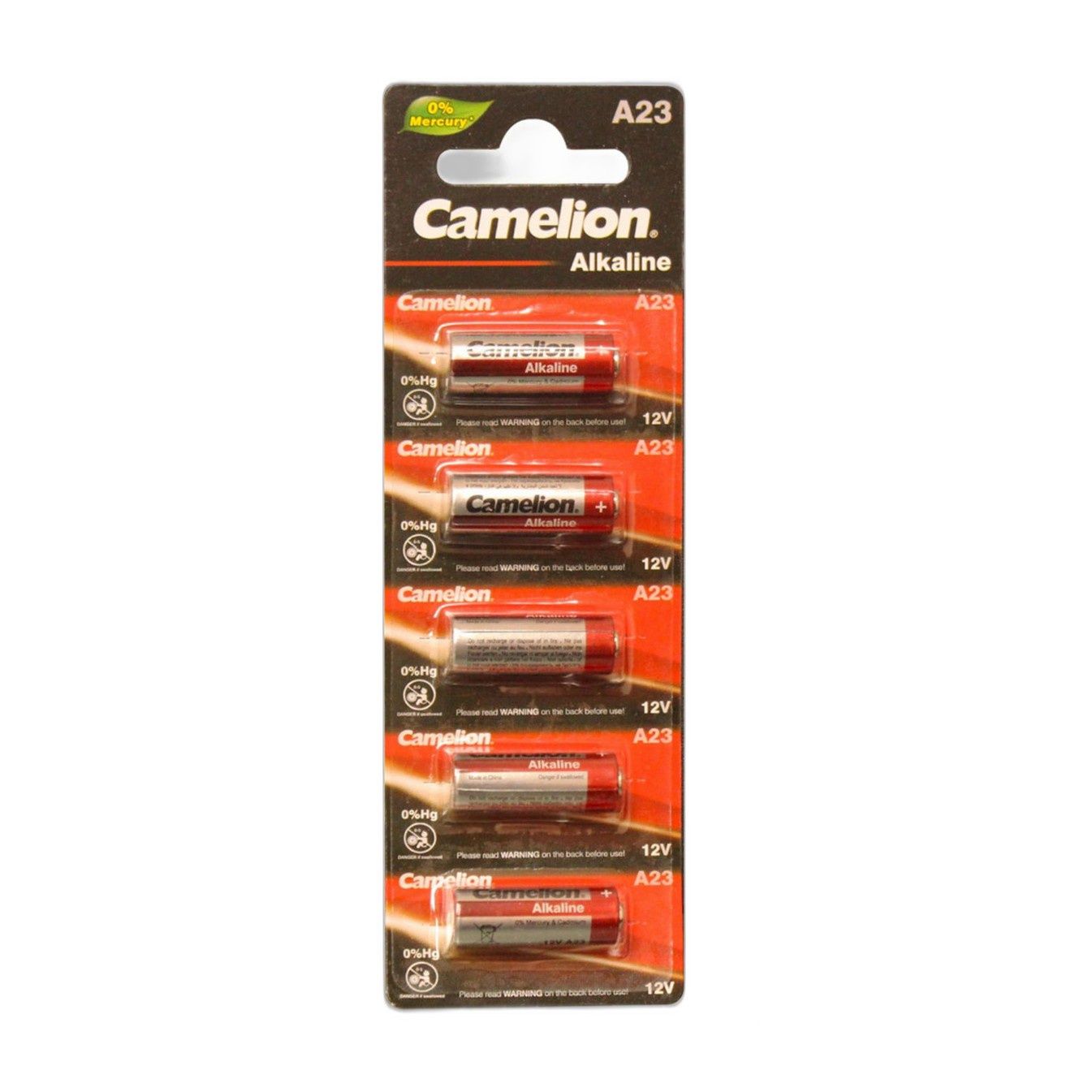 Camelion A23 12V Alkaline Battery 5pk