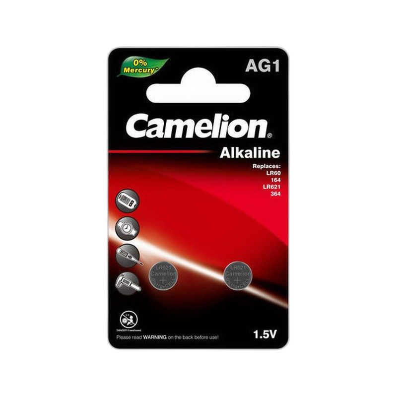 Camelion AG1 / 364 / LR621 1.5V Button Cell Battery