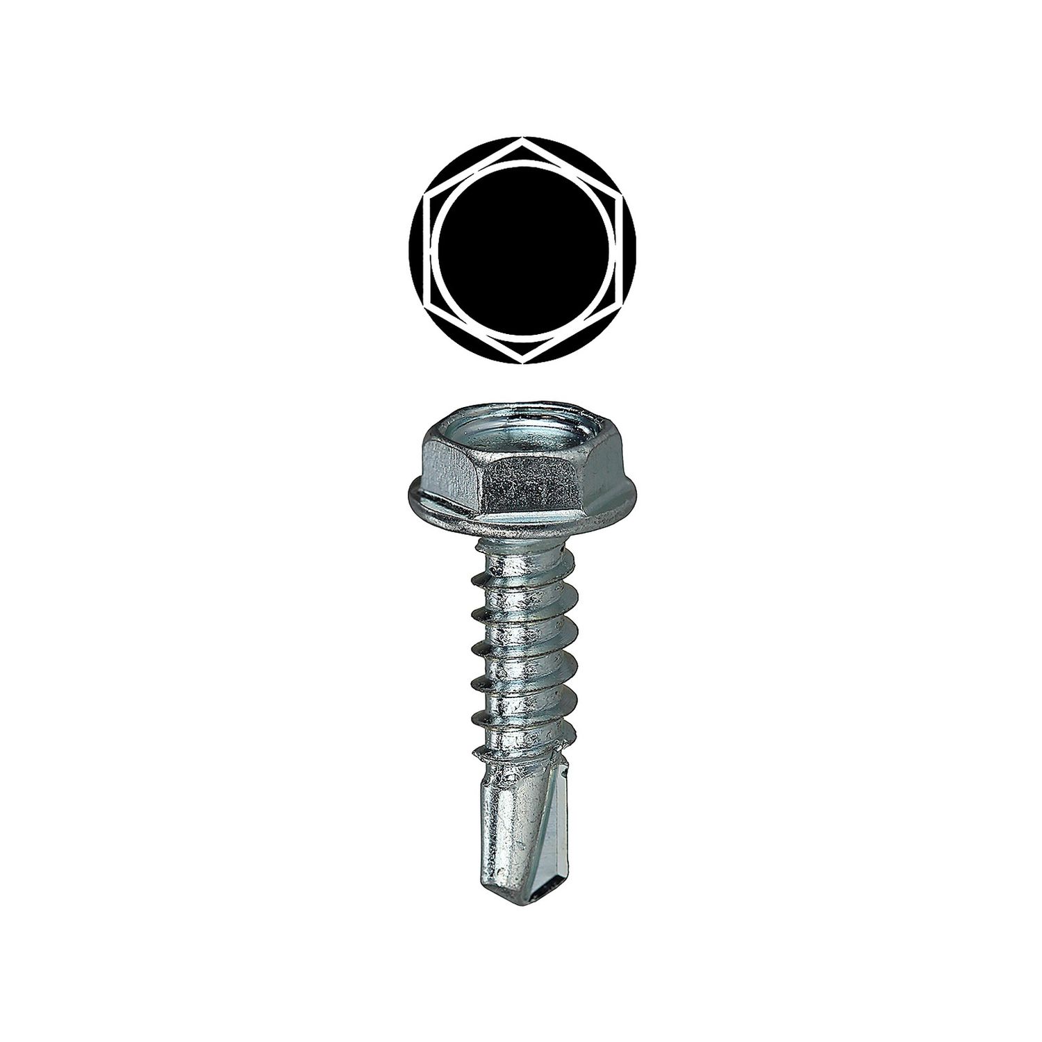 10 X 3/4 HWH TEK SC. ZINC