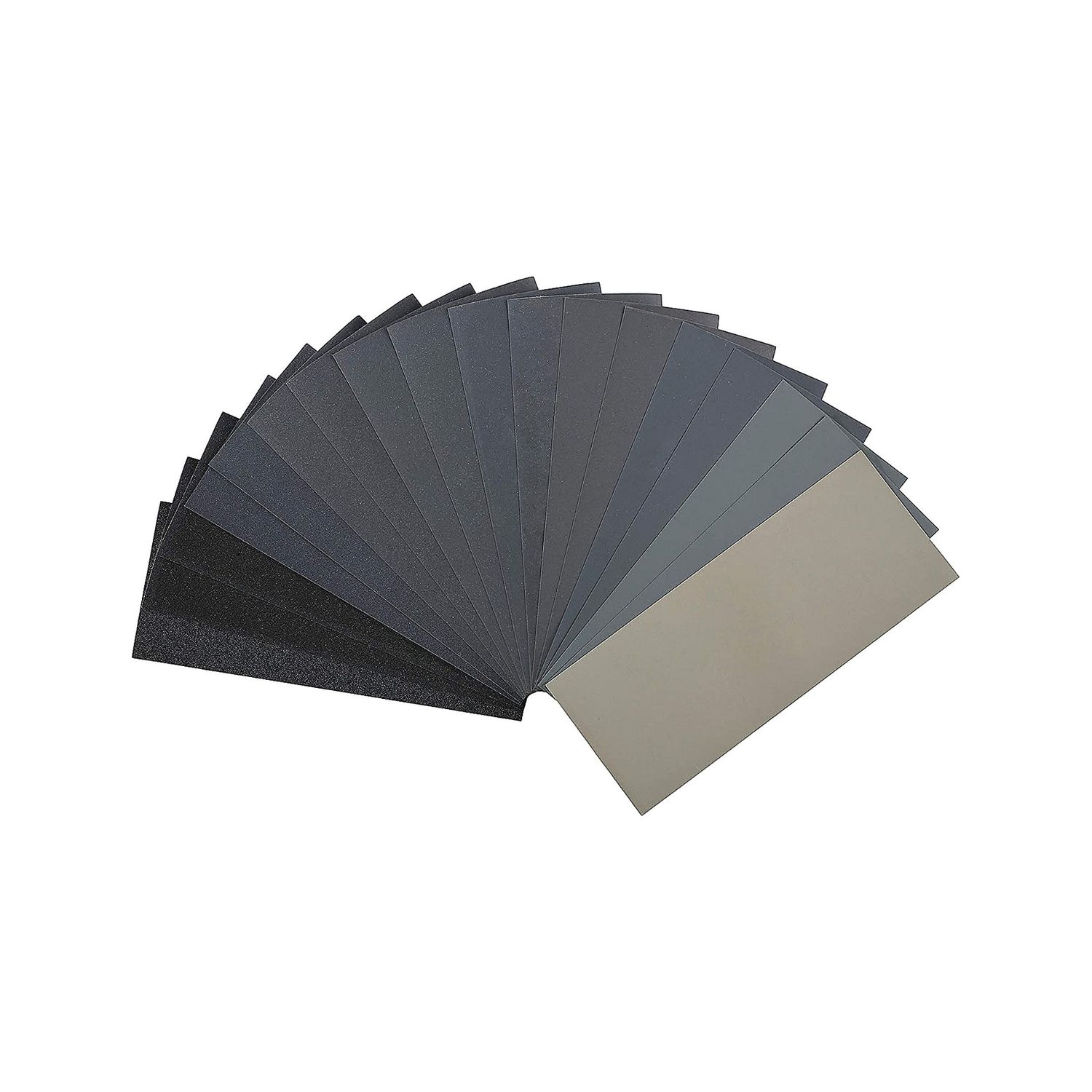 Sandpaper, 18 Pack, Assorted Grit