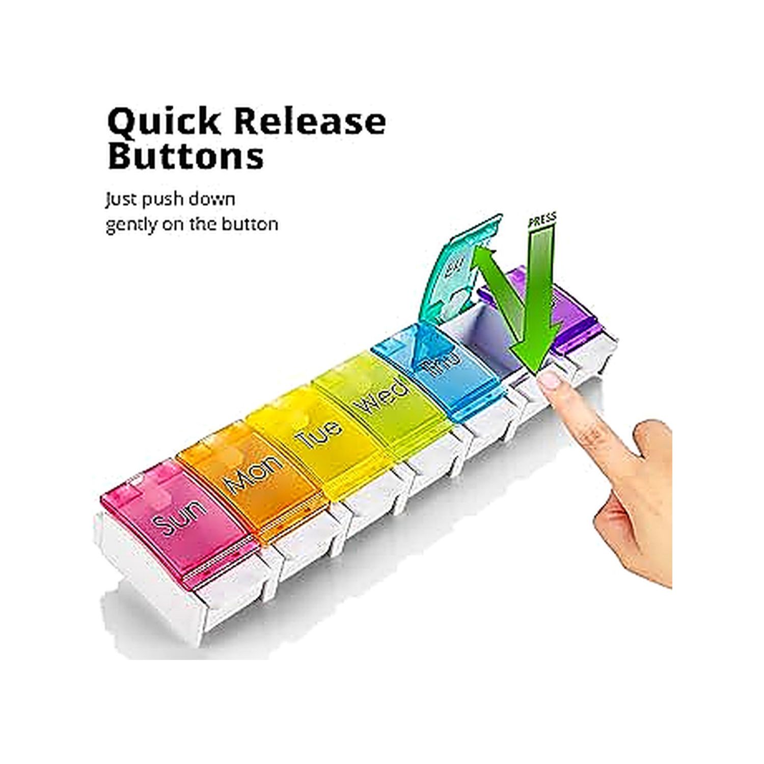 Weekly Pill Organizer Daily Pill Box