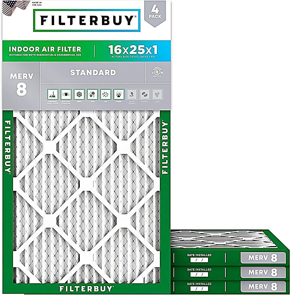 16X25X1 PLEAT MERV 8