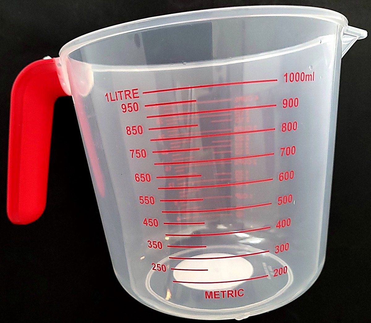 1 Liter Clear Plastic Measuring Cup