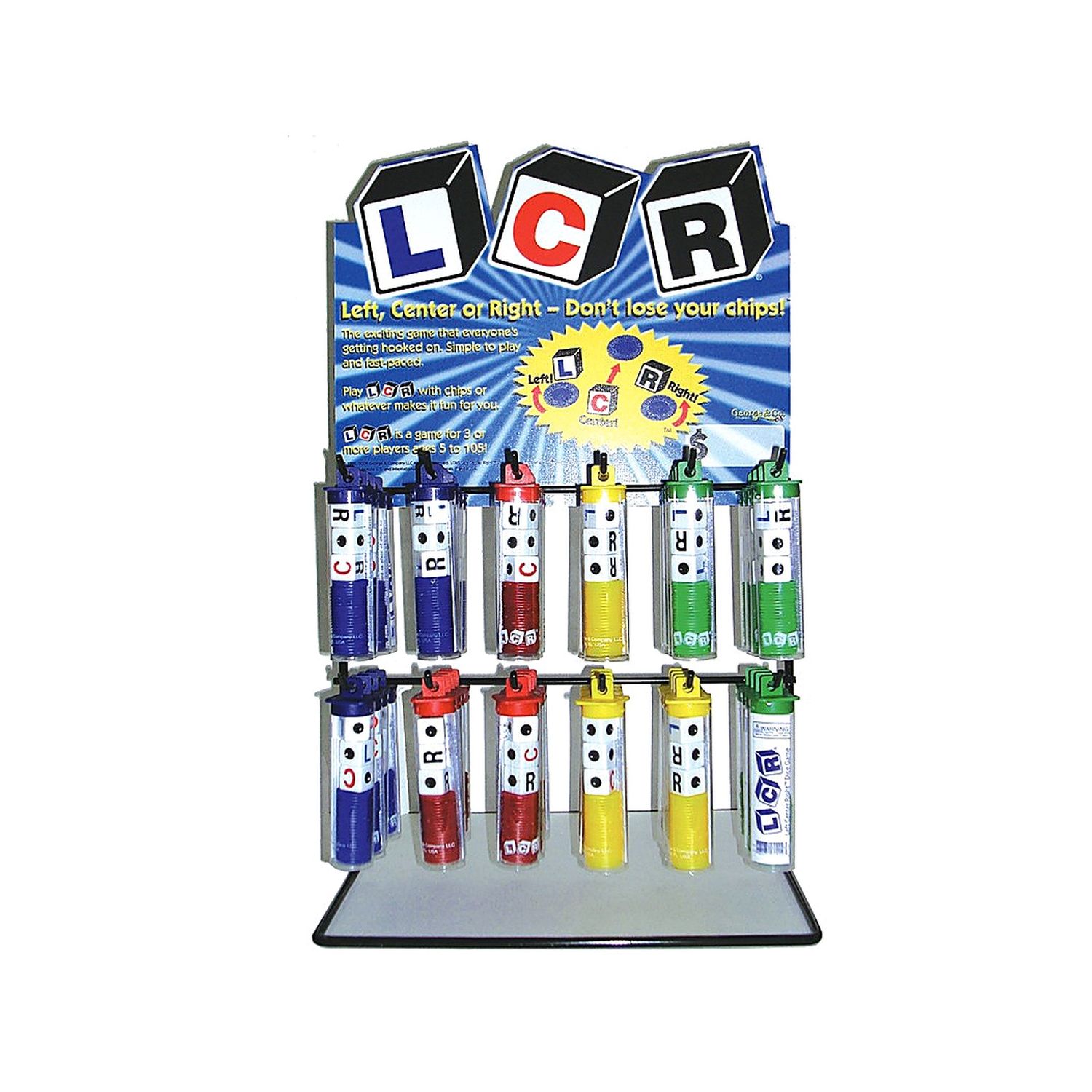 Left Center Right Dice Tube