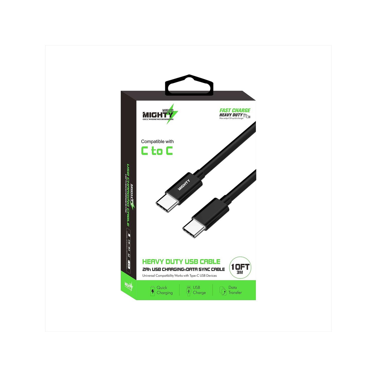 Mighty Fast Charging Braided-Type-C