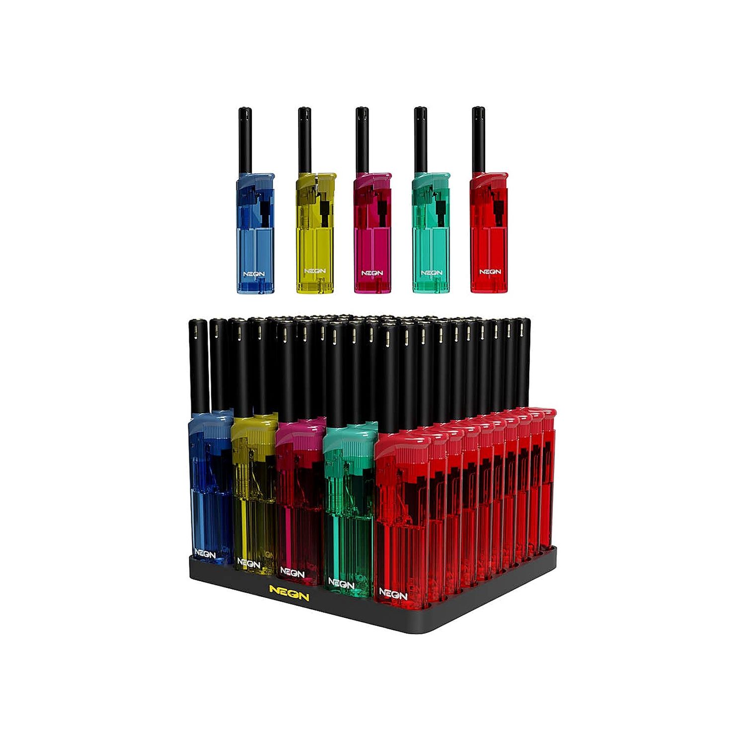 Thin Tube Lighter Refillable Assortment