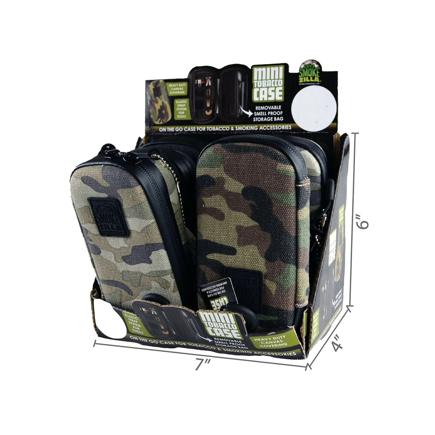 Smokezilla Small Zip Up Smell Proof Case